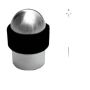 30mm x 45mm - Door Stop Conical Collared Floor Mounted - Stainless Steel