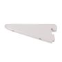 120mm - Twin Slot Shelf Bracket - White