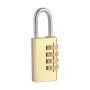 28mm - Combination Padlock - Brass