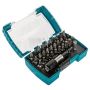 Makita D-74762-12 Bit Set and Handle - 32 Piece