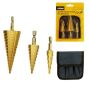 Titanium Step Drill Bits - 3 Piece Set