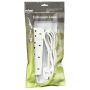 SMJ Electrical 4 Socket Extension Lead - 2 Metre