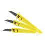 Throwaway Knives Stanley 010601 - Card of 3