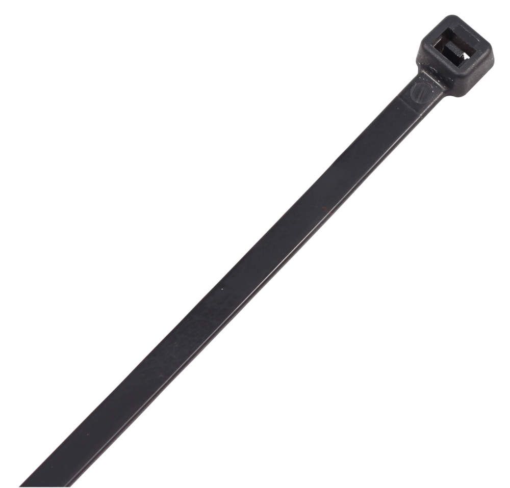 2.5mm x 200mm - Cable Ties - Black - Pack of 100