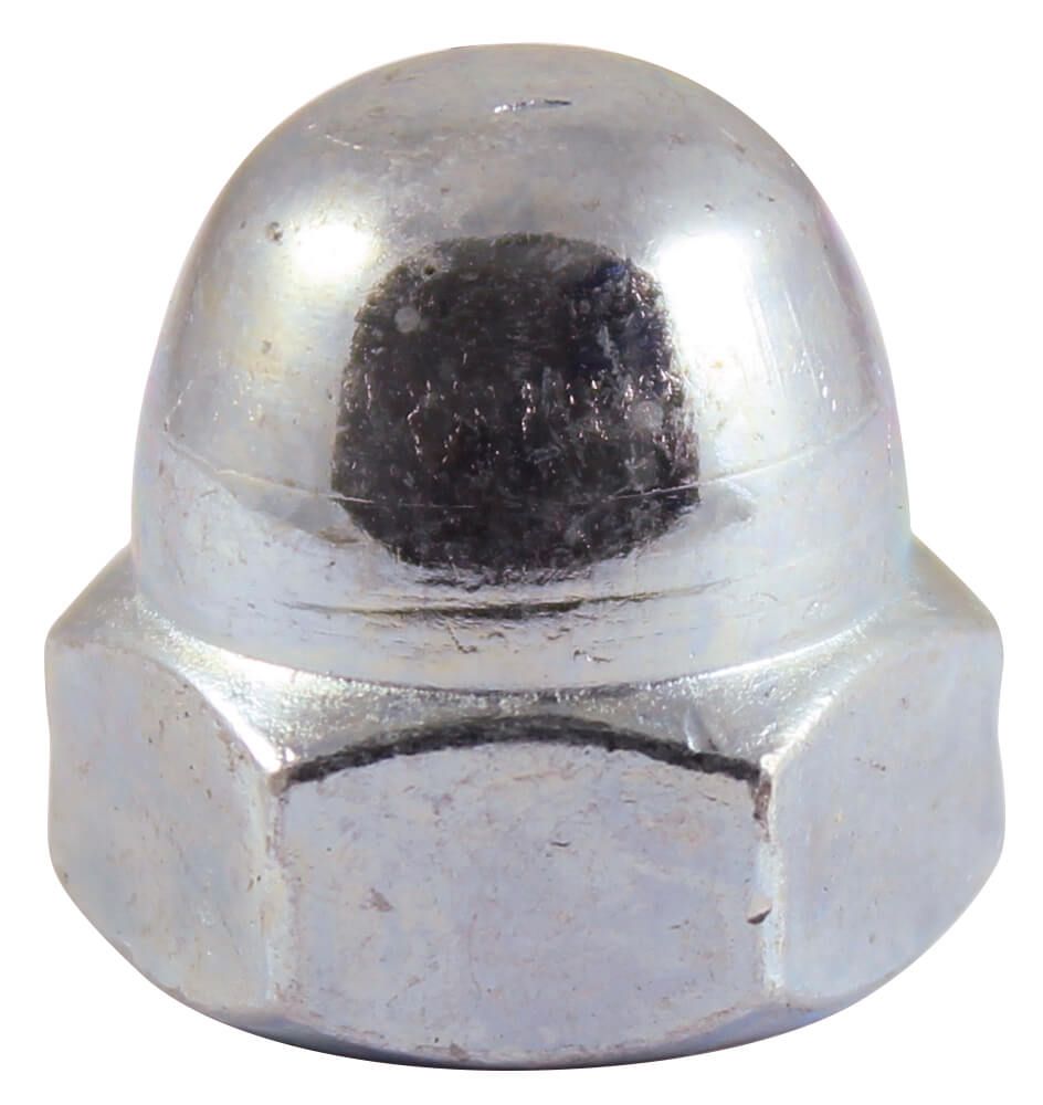 M3 - Dome Nut - Steel BZP - Pack of 10