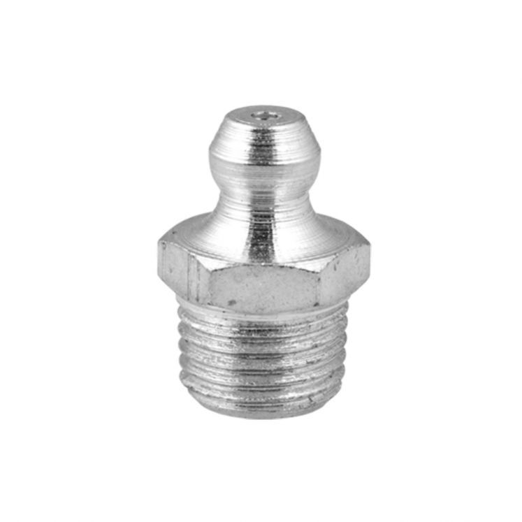 M6 x 1.00P - Grease Nipple DIN 71412A - Straight - A2 Stainless Steel