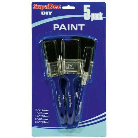 Paint Brush Set - 5 Pieces