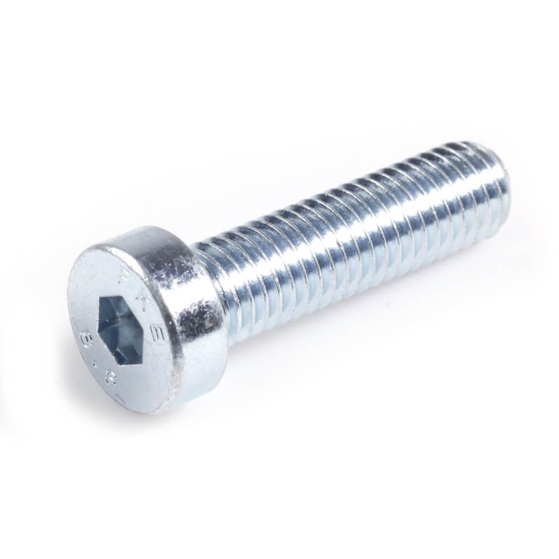 M6 x 20mm Socket Cap Screw Low Head DIN 7984 Grade 10.9 BZP Pack
