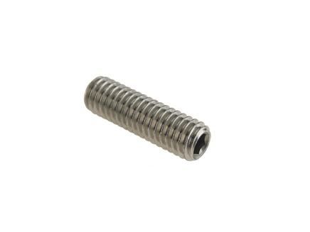 M20 x 25mm - Socket Set Screw Flat Point DIN 913 - A2 Stainless Steel