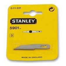 Stanley Pocket & Craft Knife Blades 0-11-221 - Card of 3