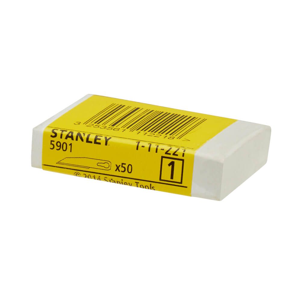 Stanley 5901 Straight Pocket Knife Blade 1-11-221 - Pack of 50