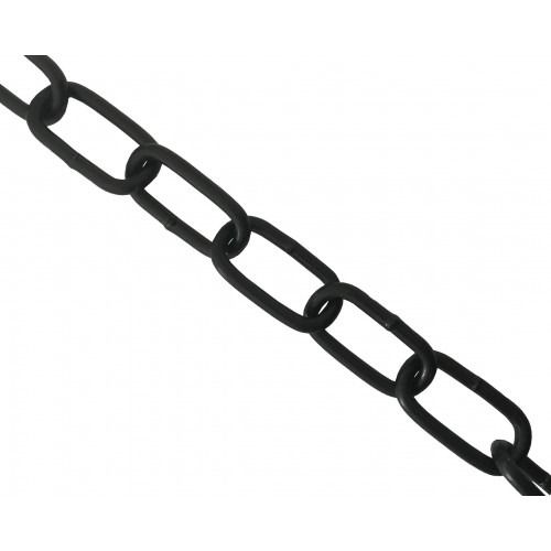 3mm x 1mtr - Steel Welded Chain - Black Painted