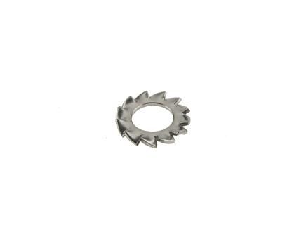 M10 - Serrated Shakeproof Washer External Type A DIN 6798 - A2 Stainless Steel - Pack of 200