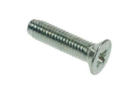 M4 x 12mm - Thread Forming Screw Pozidrive Countersunk - BZP - Pack of 200