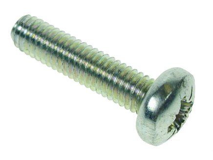 M3 x 16mm - Thread Forming Screw Pozidrive Pan Head - BZP - Pack of 200