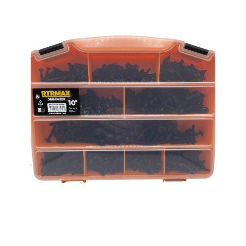 Self Tapping Screws Assorted Box 750 Pieces Black Self Tapping Screws