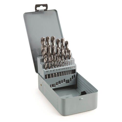 Assorted Box Drill Box 25 Pieces Metall-Leerbox for Drill Bit 1-13mm 