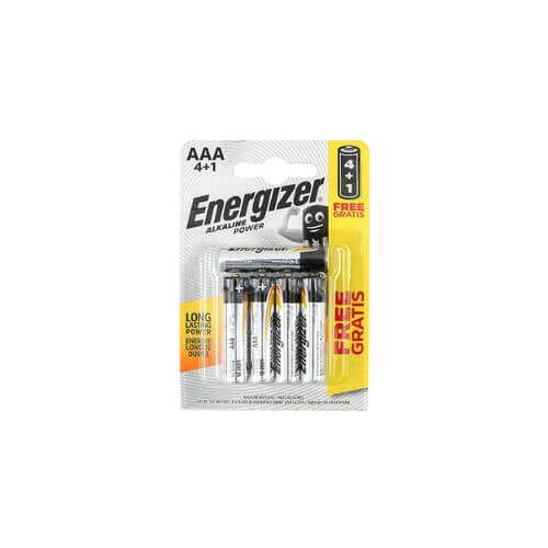 AAA MN2400 LR03 Energizer Batteries - Pack of 5
