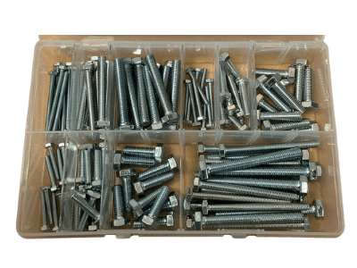 Set Screw Multi Kit - Hexagon Set Screw DIN 933 Grade 8.8 - BZP - Assorted Box