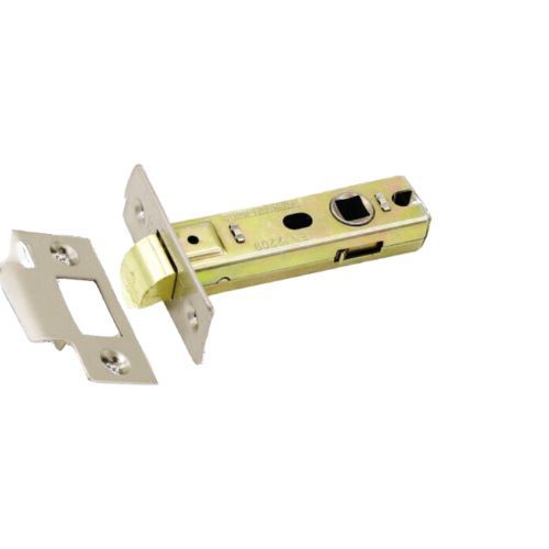76mm - Tubular Mortice Latch - Fire Rated - Satin Chrome Finish