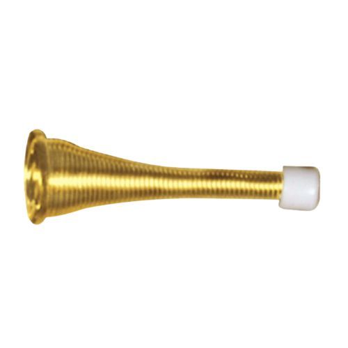 76mm - Spring Door Stop - Electro Brass
