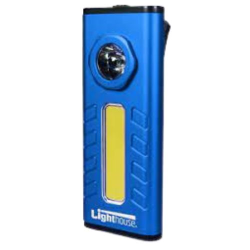 500 Lumen - Lighthouse Elite LED Mini Lamp With 3 AAA Batteries - Blue