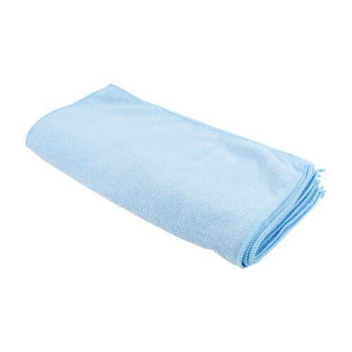 Microfibre Cleaning Cloths Blue - 380mm x 380mm - Pack of 10