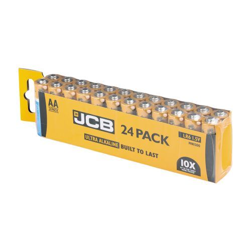 AA JCB Ultra Alkaline Batteries - Pack of 24