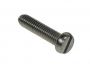 M4 x 8mm - Machine Screw Cheese Head Slotted DIN 84 - A2 Stainless Steel - Pack of 100