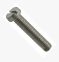 M6 x 12mm - Machine Screw Cheese Head Slotted DIN 84 - Self Colour - Pack of 25