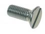 M4 x 16mm - Machine Screw Countersunk Slotted DIN 963 - BZP - Pack of 25
