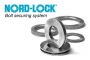 M12 - Nordlock Washer REF NL 12G Glued Pairs - Zinc Flake - Pack of 10