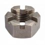 M10 - Slotted Nut BS 3692 - Bright