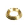 No8 - Surface Screw Cup - Brass - Pack of 25
