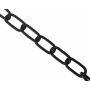 4mm x 1mtr - Steel Welded Chain - Black Painted
