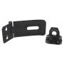 115mm - Safety Hasp And Staple HS617 - Black