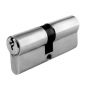 40mm x 40mm - Double Euro Profile Cylinder - Satin Chrome