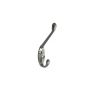 127mm - Hat And Coat Hook - Satin Chrome