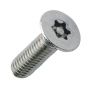 M3 x 20mm - Security Machine Screw Resistorx Countersunk - A2 Stainless Steel - Pack of 25