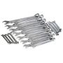 Combination Spanners With Rack - 22 Piece Set