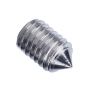 M5 x 20mm - Socket Set Screw Cone Point DIN 914 Grade 14.9 - BZP - Pack of 10