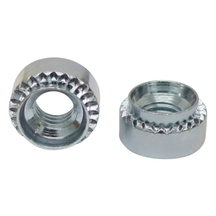 M3 x 10G - Hank Rivet Bush Round Pattern - BZP - Pack of 25