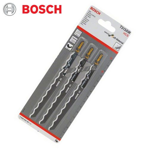 T313AW - Knife Jigsaw Blade Bosch - Pack of 3