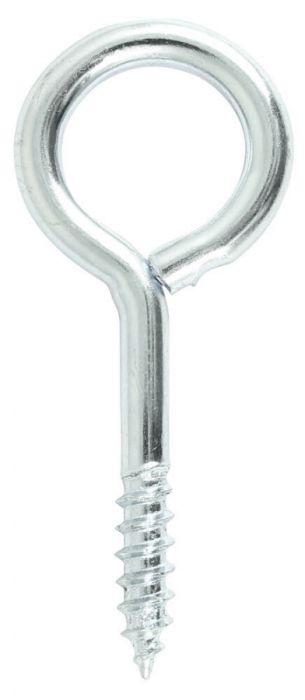 4S x 25mm - Screw Eyes - BZP - Pack of 25