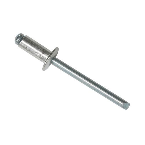 2.4mm x 6mm - Pop Rivet Dome - Aluminium - Pack of 100