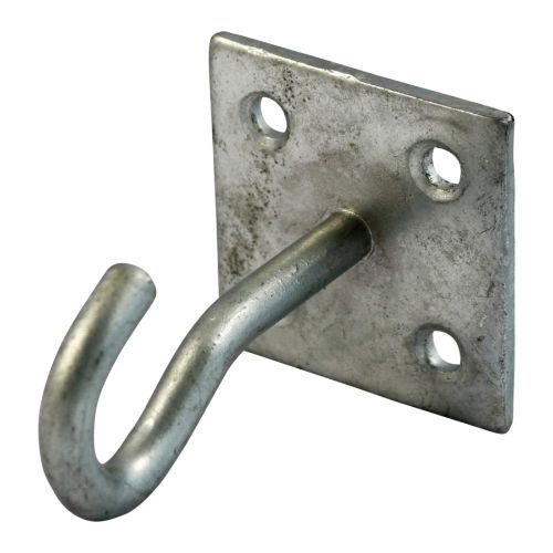 50mm x 50mm - Chain Hook On Plate - Galvanised