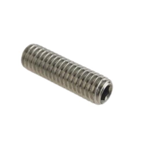 M4 x 8mm - Socket Set Screw Flat Point DIN 913 - A2 Stainless Steel - Pack of 25