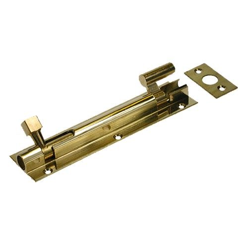 75mm x 25mm - Necked Barrel Bolt - Brass