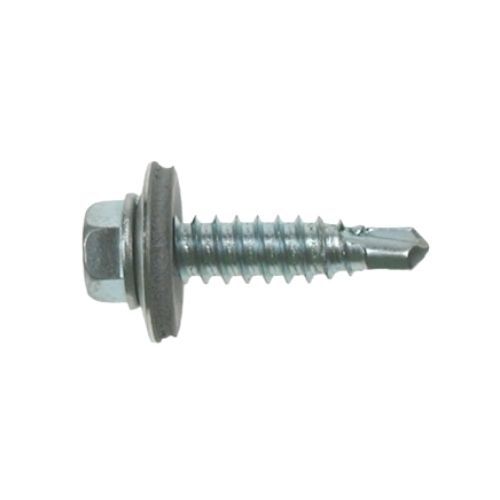 14G x 22mm - Stitching Self Drilling Screw with 16mm Bonded Washer - Pack of 100