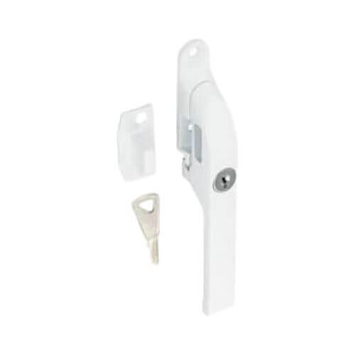 Locking Casement Fastener - White
